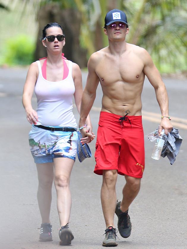 Орландо Блум и Кэти Перри отдыхают на Гавайях