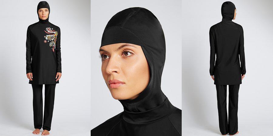 Așa arată designul unui burkini – costumul de baie conceput pentru musulmance