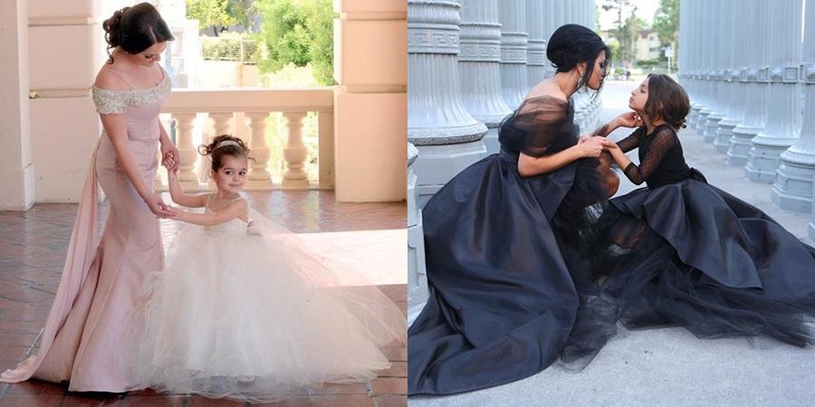 O creatoare de modă din SUA croiește rochițe fabuloase pentru mame și fiice