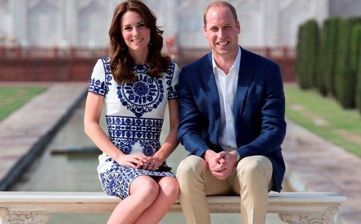 По стопам принцессы Дианы: Кейт Миддлтон и принц Уильям посетили Тадж-Махал