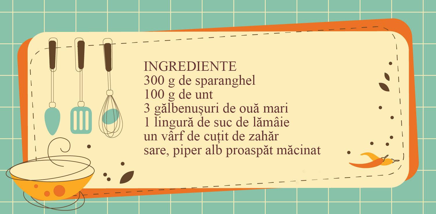 Primăvara mâncați sparanghel verde. O rețetă de sparanghel cu sos de ou