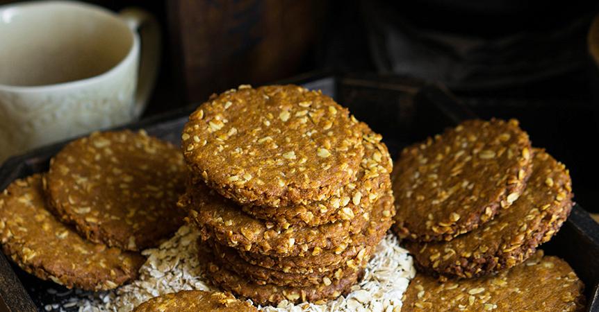 Biscuiți din ovăz cu ciocolată (fără ouă)