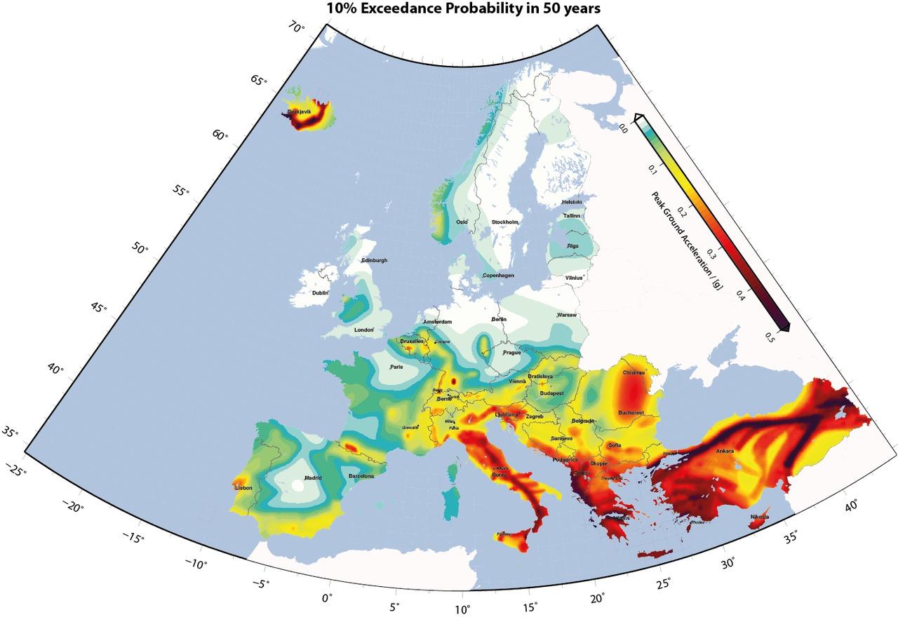 Unde figurează Moldova în harta cu cel mai mare risc seismic