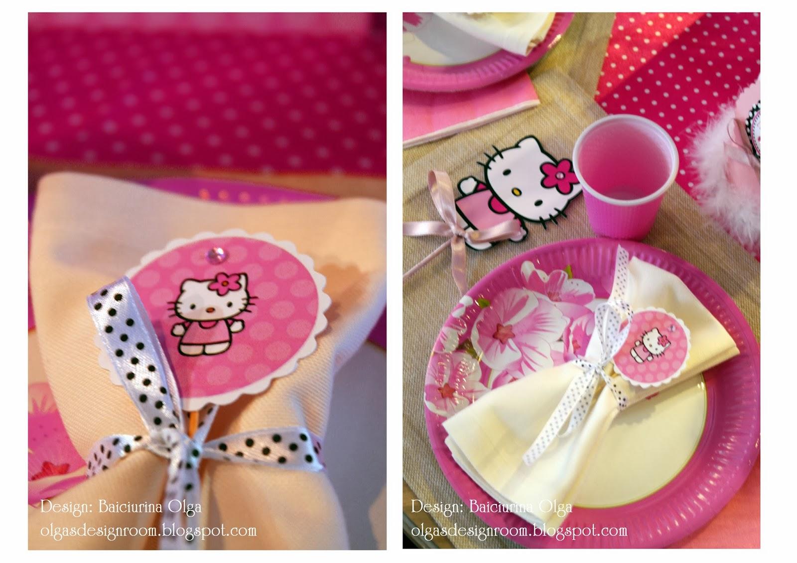 Детский День Рождения в стиле Hello Kitty. Идеи от Ольги Байчуриной