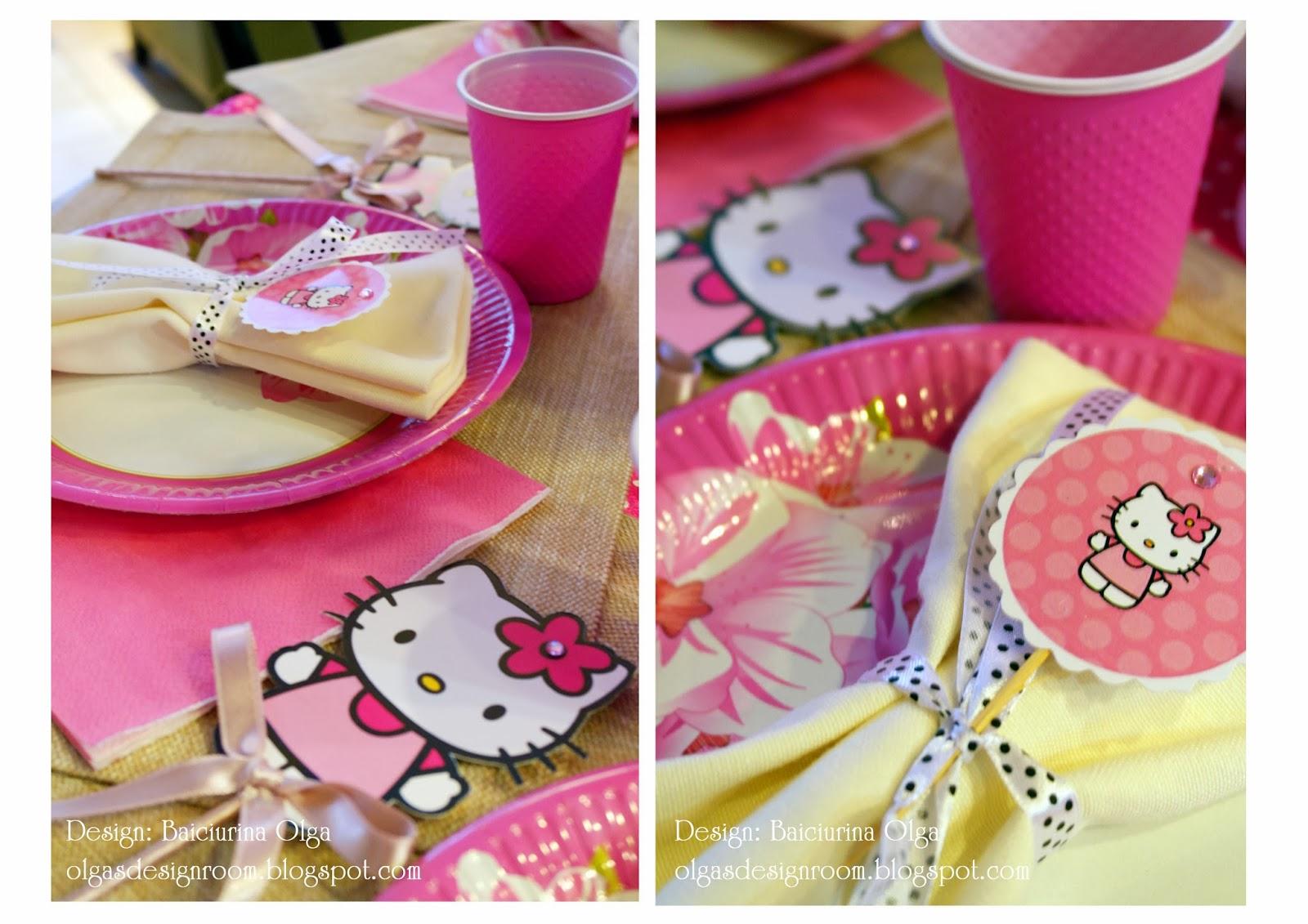 Petreceri pentru copii în stilul Hello Kitty. Idei de la Olga Baiciurina
