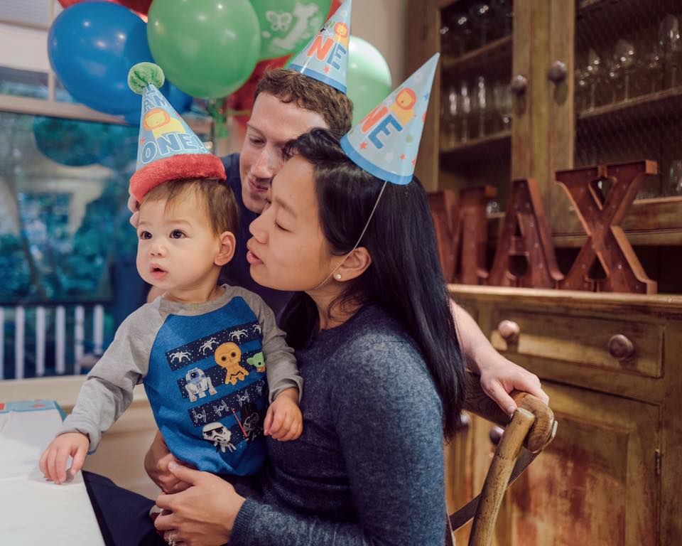 Марк Цукерберг трогательно поздравил дочку с днем рождения