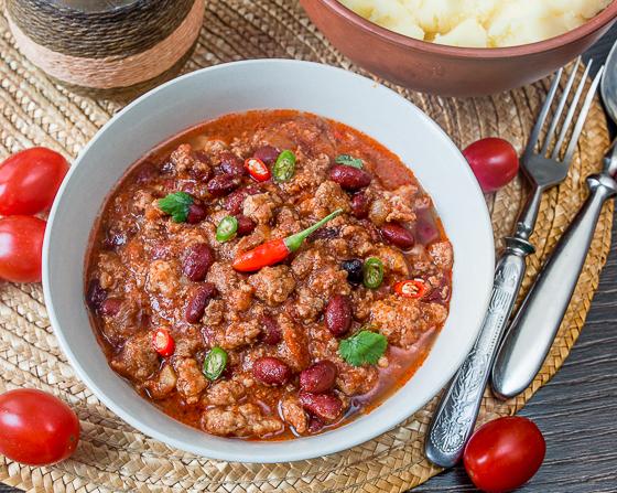 Chili din carne de vită