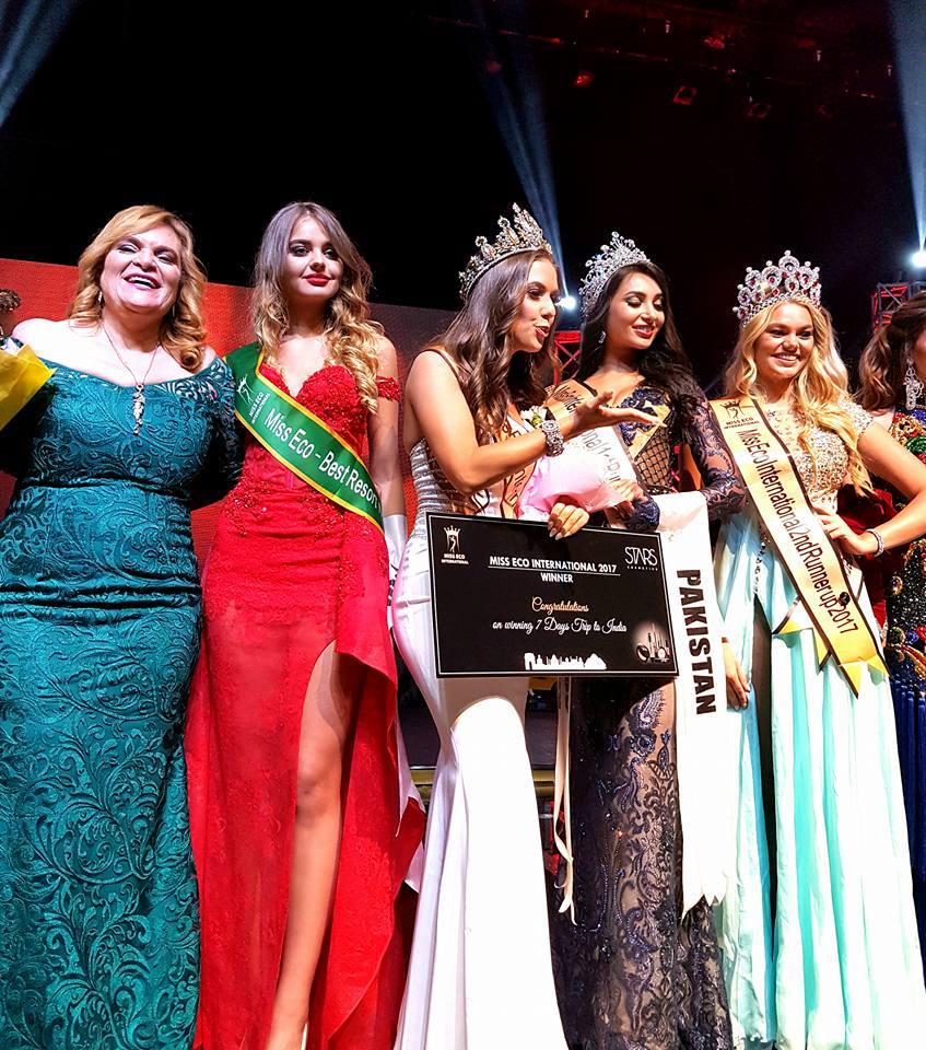 Anastasia Fotachi a intrat în top 10 la „Miss Eco Best Resort Wear 2017”