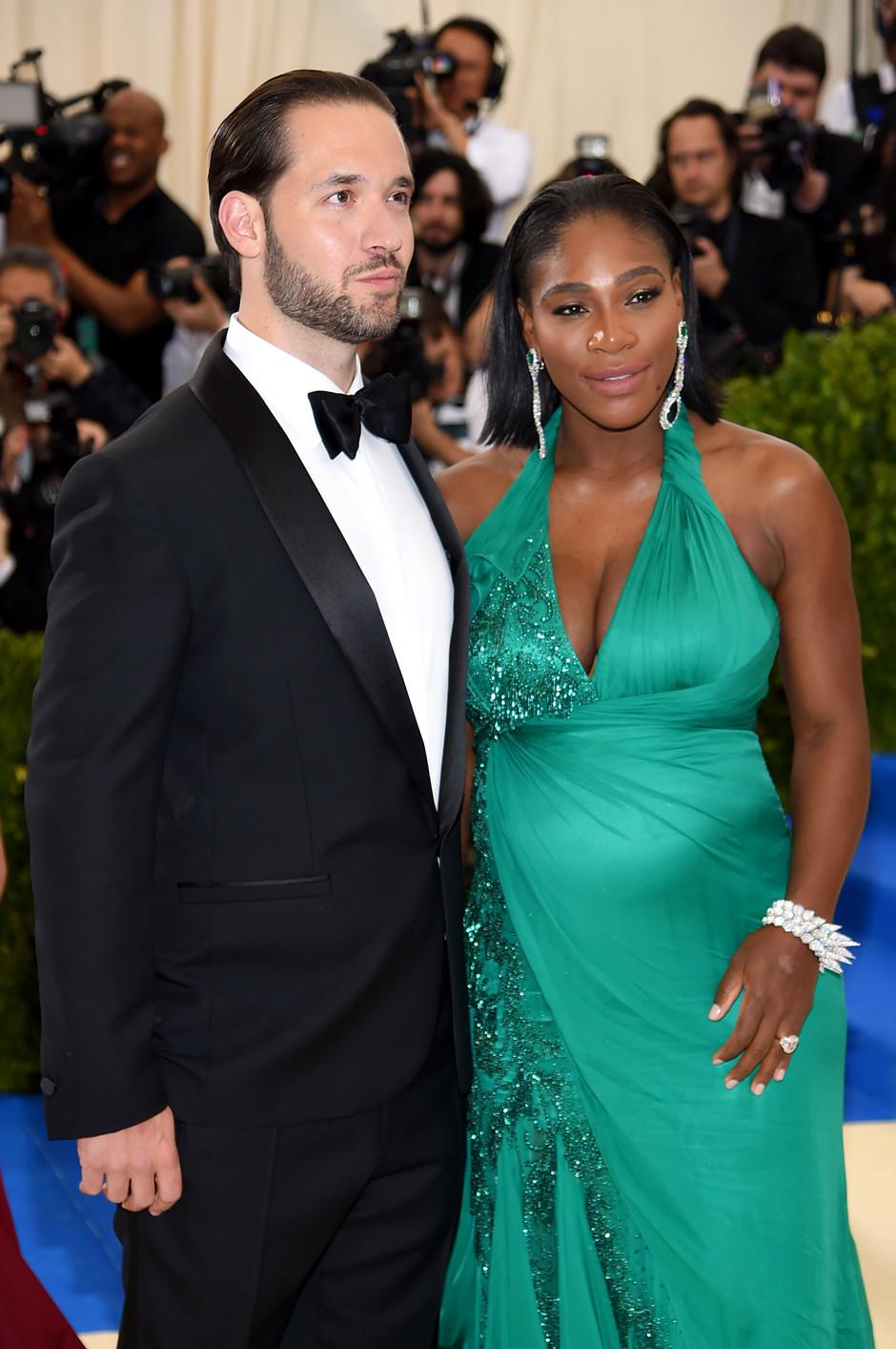 Serena Williams și Alexis Ohanian, pentru prima dată împreună pe covorul roșu!