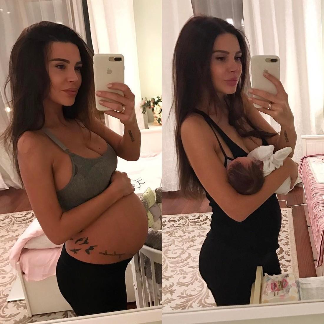 Оксана Самойлова без стеснения показала свою фигуру через неделю после третьих родов