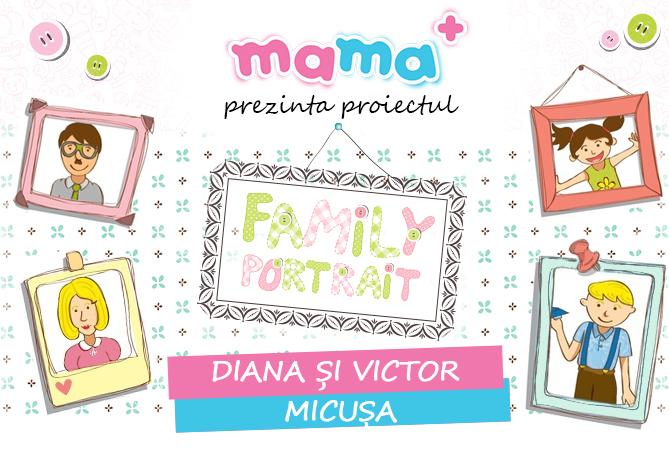 Family Portrait: Diana și Victor Micușa