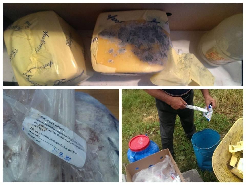 Ужасающие фото продуктов, выявленных в летнем лагере для детей