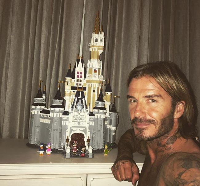 David Beckham a construit un castel Disney timp de 6 zile, pentru fiica sa