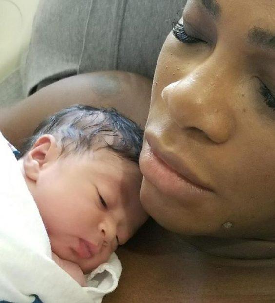 Serena Williams și-a arătat fetița. Vezi ce nume i-a pus