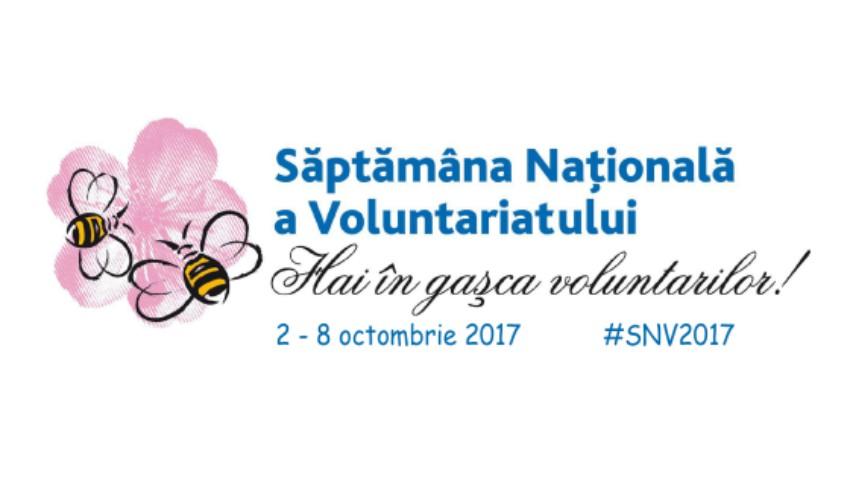 Astăzi, se dă startul Săptămânei Naționale a Voluntariatului 2017, ediția a XI-a, “Hai în gaşca voluntarilor!”