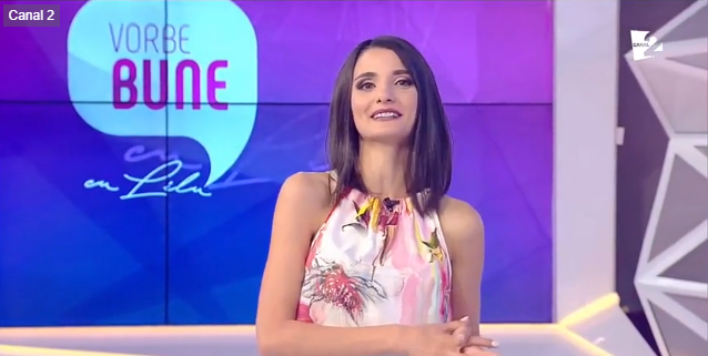 Lilu prezintă emisiunea ”Vorbe bune” de la Canal 2