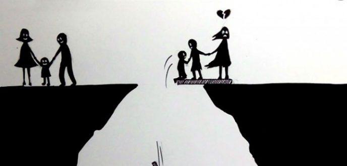Un artist-ilustrator ne demonstrează cum arată divorțul în ochii copiilor