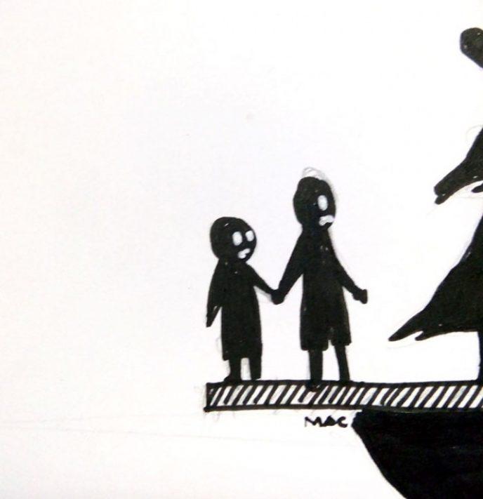 Un artist-ilustrator ne demonstrează cum arată divorțul în ochii copiilor