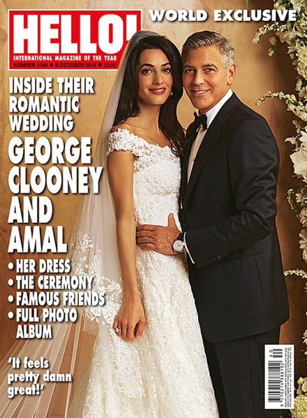 Первое свадебное фото Джорджа Клуни и Амаль Аламуддин