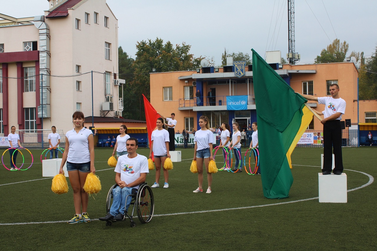 UNICEF a dat startul campaniei „25 de ani cu dreptul. Cu dreptul copilului” prin sport