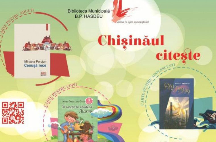Va fi lansat Programul de lectură „Chișinăul citește”