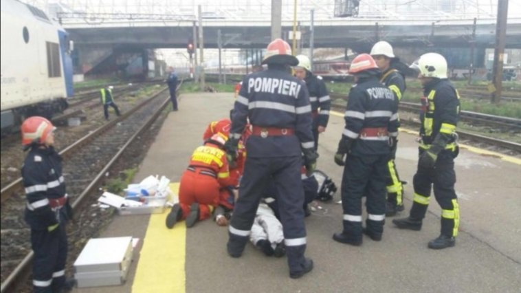 O femeie însărcinată, lovită de un tren la Fălești