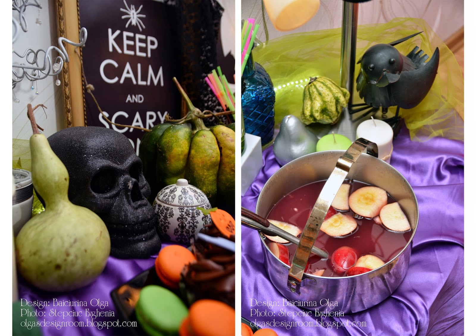 Ольга Байчурина: Halloween table decoration - Оформление домашней вечеринки на Хэллоуин