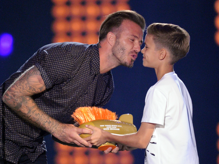Băiatul de aur:Romeo Beckham a câștigat într-o singură zi 45.000 lire sterline