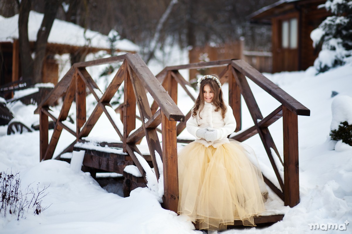 Fetița pe zăpadă de la Aliona Nicanorova