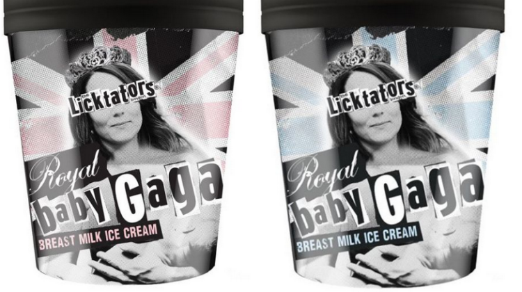 În Marea Britanie se mănîncă înghețată regală făcută din lapte de sân