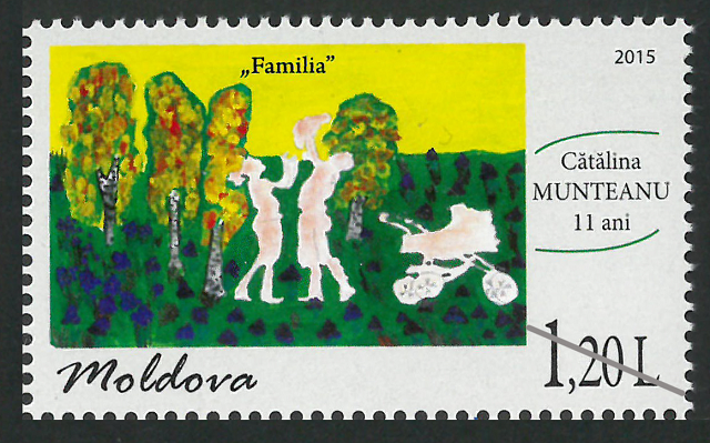Почтовые марки, нарисованные детьми (ФОТО)