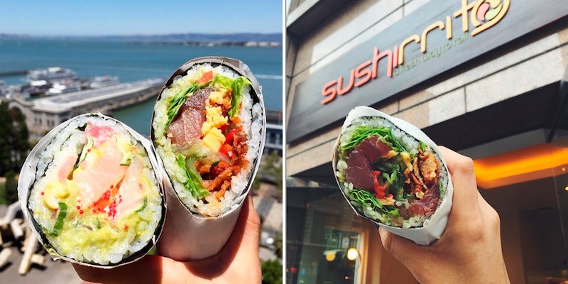 Sushirrito - un nou produs fast-food, care a înnebunit lumea!