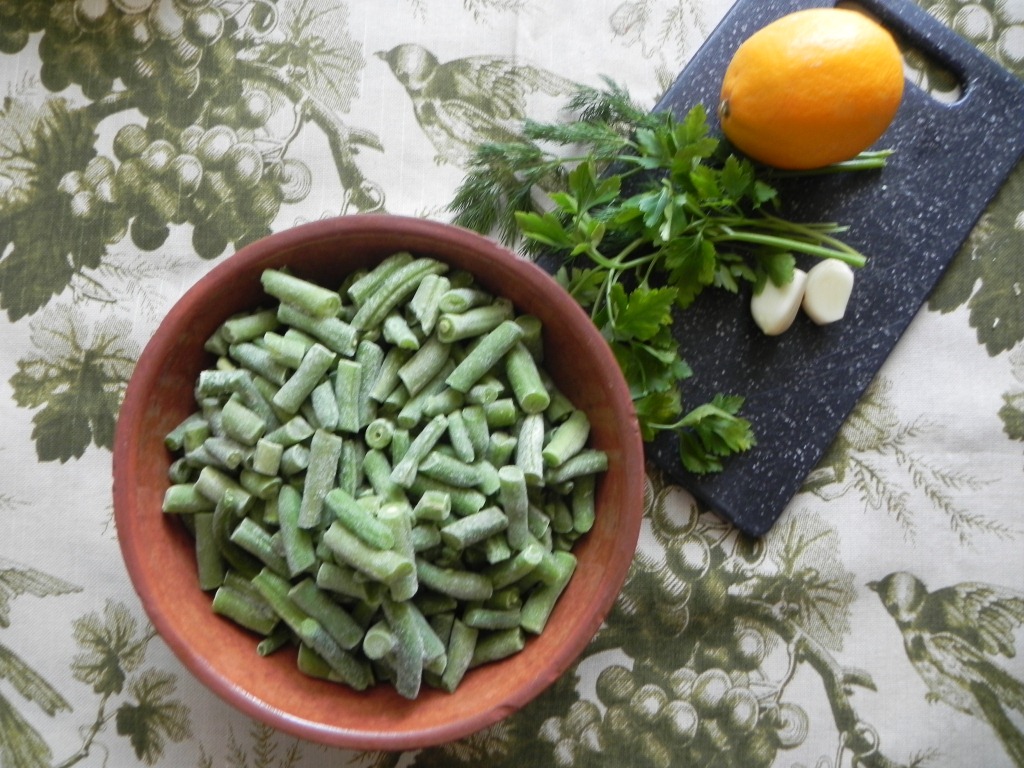 Fasole verde cu lămîie și usturoi de la Maria Andriuță