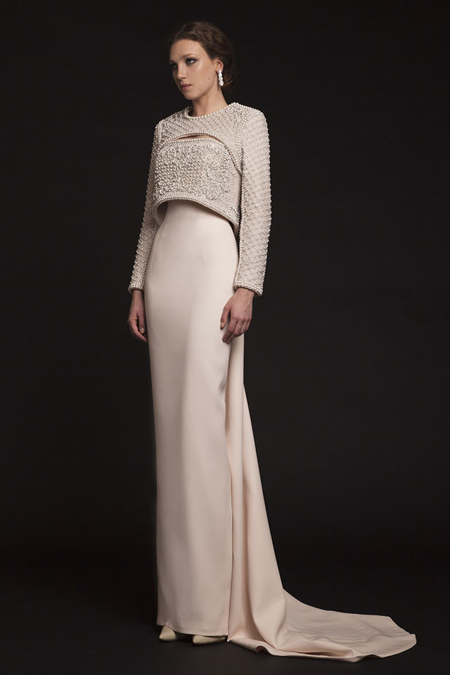 Пудровая роскошь «Последней весны»: Couture 2015 от Krikor Jabotian