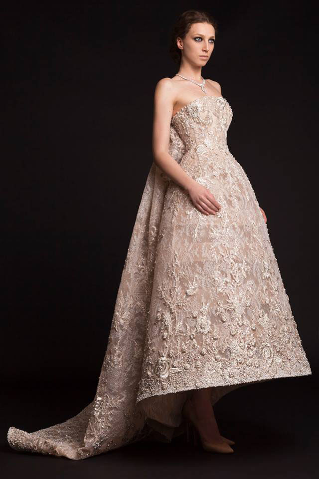 Пудровая роскошь «Последней весны»: Couture 2015 от Krikor Jabotian