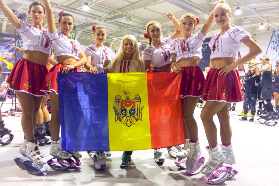 Moldova, pentru prima data la un concurs de Kangoo Jump. Echipa tarii noastre a luat locul 3