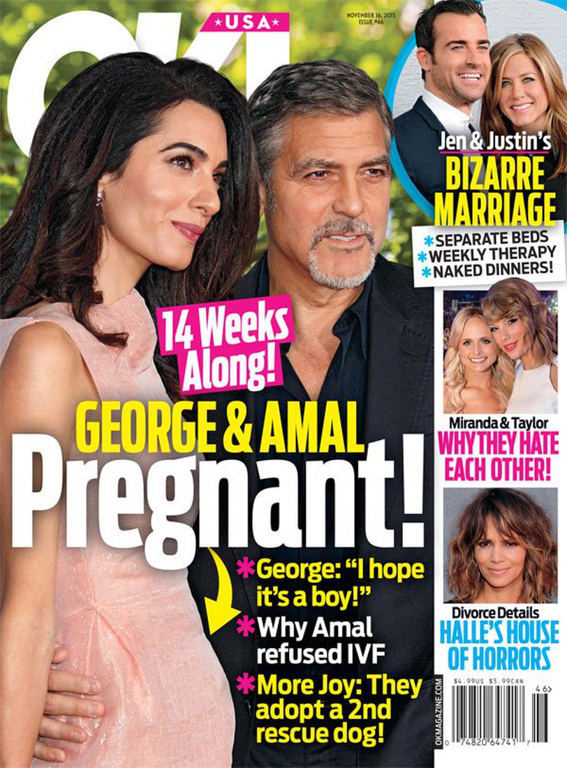 Западные СМИ: Амаль Клуни беременна